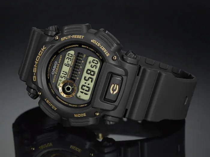 Casio Casio G-Shock DW-9052GBX-1A9DR (DW-9052GBX-1A9) , наручные мужские часы фото под углом