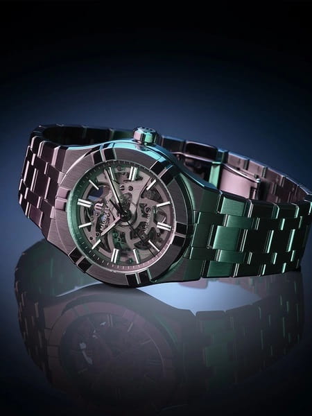 邦楽 masamania Đồng hồ Maurice Lacroix Aikon Skeleton AI6028-SS002-030-1