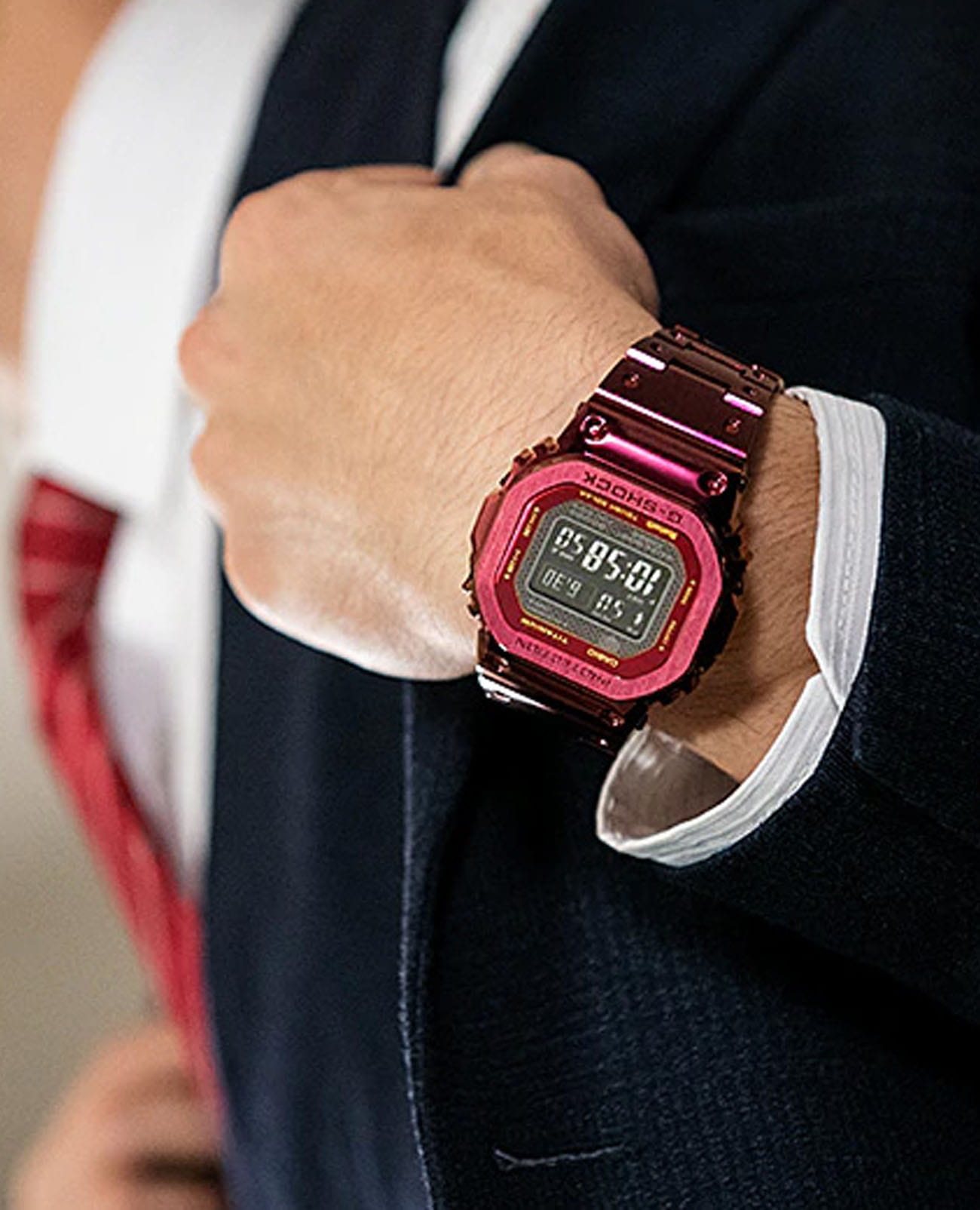 時計 G-SHOCK GMW-B5000RD-4JF 楽天市場】CASIO カシオ G-SHOCK ジーショック Gショック FULL METAL