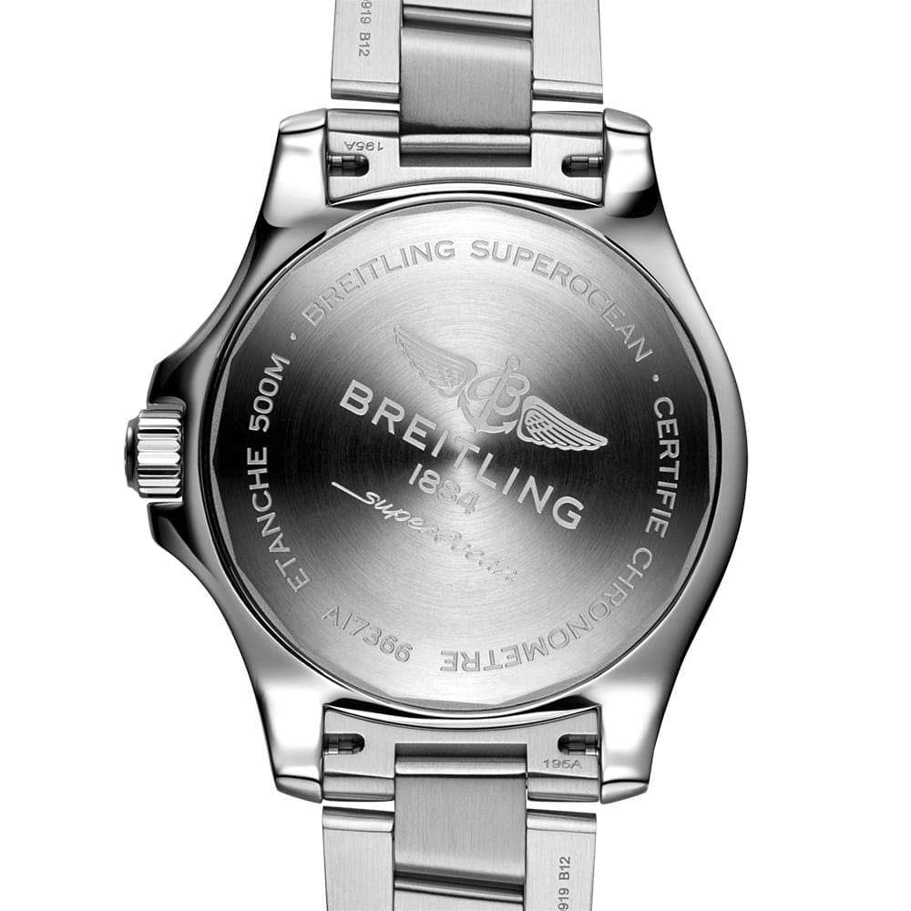 Оригинальные часы Breitling Breitling Superocean Automatic 42 A17366D71O1A1 механические калибр механизма breitling 17 общий вид