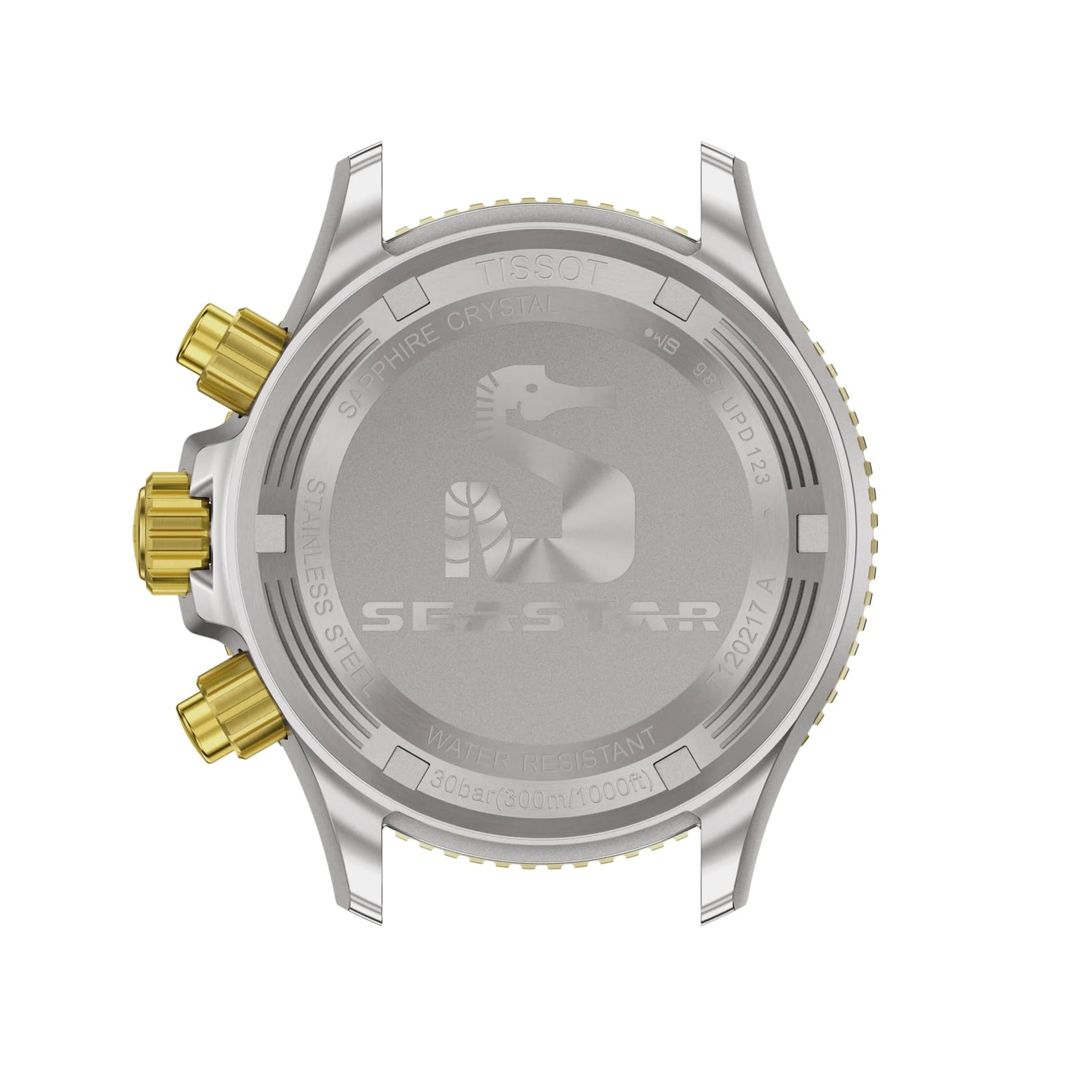 Tissot Tissot Seastar 1000 Quartz Chronograph 38mm T120.217.22.061.00, t-sport швейцария мужские часы на браслете нержавеющая сталь боковой вид