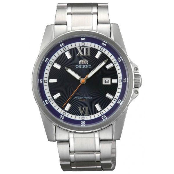 Orient Orient UNA7003D (FUNA7003D)  FUNA7003D  мужские часы  циферблат, браслет  — вид спереди