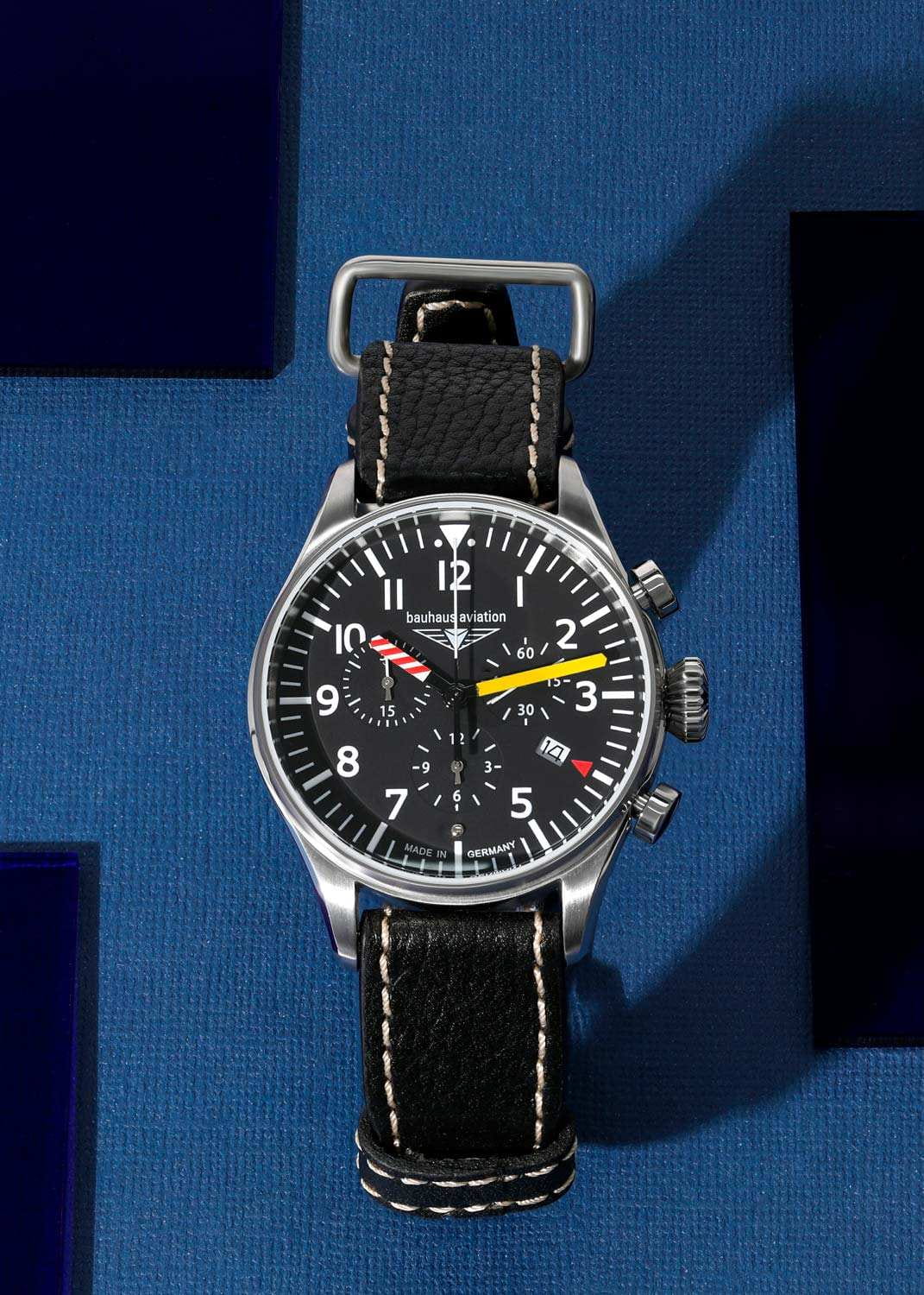 Bauhaus Bauhaus Aviation 27885 кварцевые мужские часы часы крупный план черный циферблата