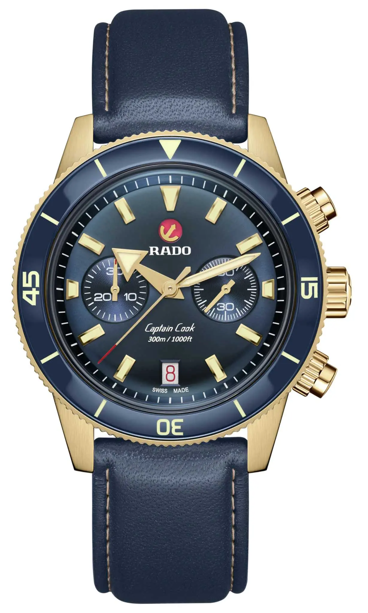 Часы Rado Captain Cook Automatic Chronograph R32146208 купить в  Санкт-Петербурге по цене 602671 RUB: описание, характеристики