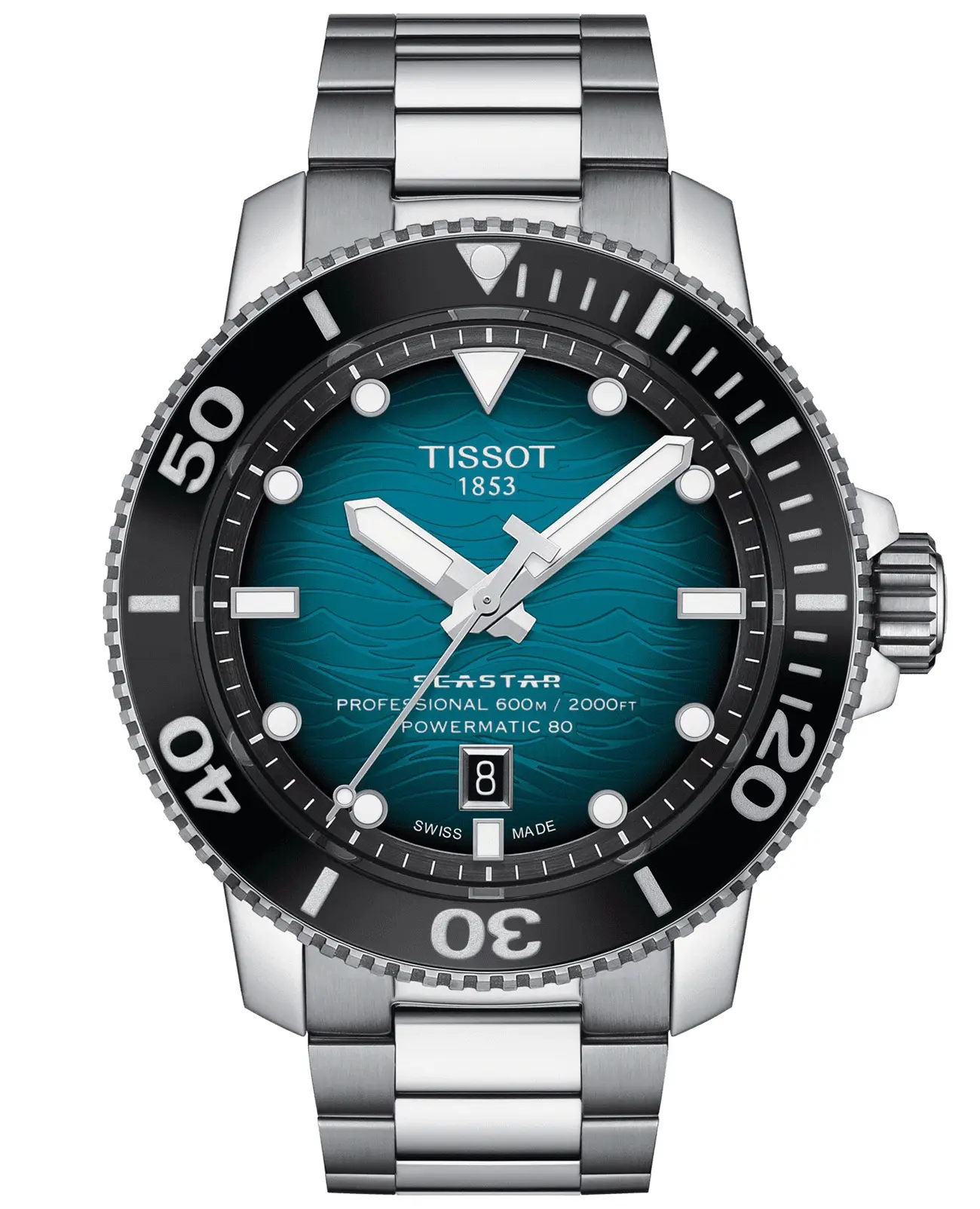 Часы Tissot Seastar 2000 Professional Powermatic 80 T1206071104100 купить в  Санкт-Петербурге по цене 163871 RUB: описание, характеристики