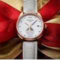 Certina Certina DS-8 Lady Moon Phase C033.257.36.118.00, sport швейцария женские часы на браслете кожаный боковой вид
