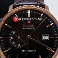 Rado Rado Coupole Classic Automatic Power Reserve R22879325, coupole швейцария мужские часы на браслете кожаный боковой вид
