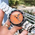 Orient Orient Diving Sports Automatic AA02006M механические мужские часы часы крупный план оранжевый циферблата