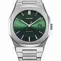 D1 Milano D1 Milano Automatico ATBJ12  ATBJ12 механические мужские часы зеленый циферблат, браслет нержавеющая сталь — вид спереди